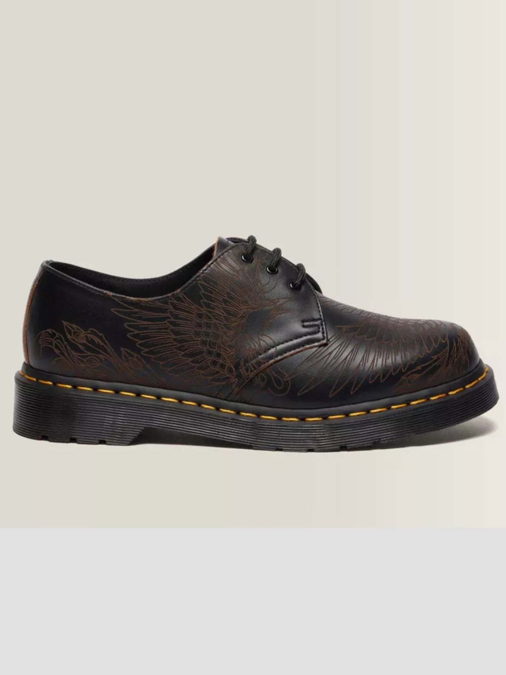 Dr. Martens 1461 Phoenix Etched Vintage Smooth Leather Mens size 9 NEW!!!